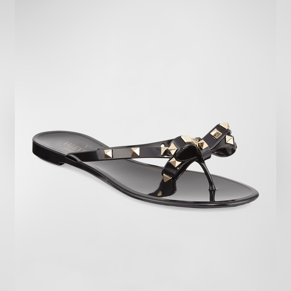 Valentino Stud Rubber Sandals